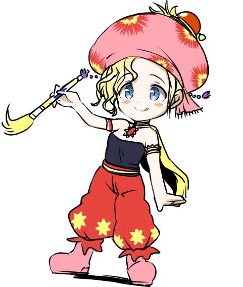 FF6の発売日なのでリルム描きました 