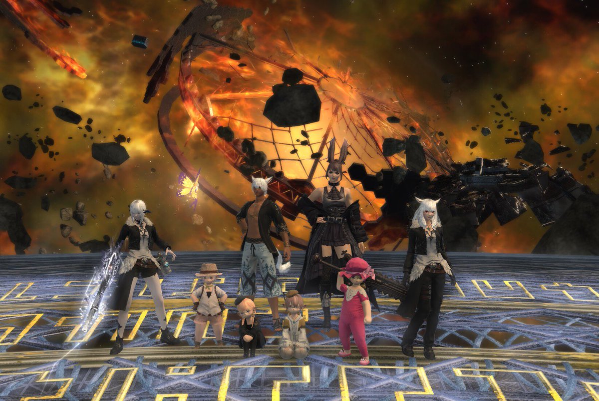 ThirdGolden's tweet photo. ついに....やりました！
皆さまお疲れ様でした！
#FF14 https://t.co/b9qaxY9apG