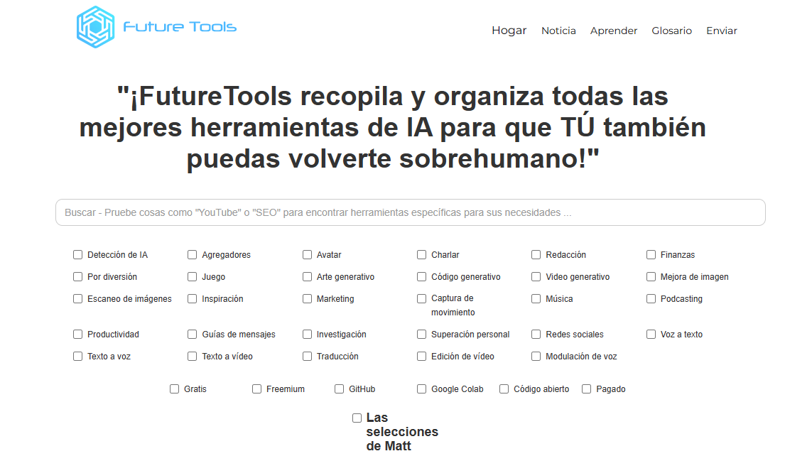 copyelpadrino's tweet photo. FutureTools es un sitio que recopila y organiza las mejores herramientas de IA para ayudarte a convertirte en sobrehumano.

Tienes acceso a todas las IA disponibles en el mercado. 

En resumen, es el Google de la IA.

https://t.co/nlsfXppFAD https://t.co/zCT8DUZOEs