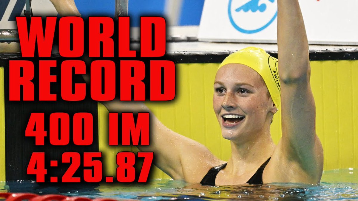 ICYMI : @Summermcintoshh set her SECOND world record in five days at the 2003 Bell Canadian Swimming Trials, winning the women’s 400-m individual medley in 4:25.87 Saturday evening at the Toronto Pan Am Sports Centre🎉 😮 🏊‍♀️ 

swimming.ca/en/news/2023/0… 

<a href="/SwimmingCanada/">Swimming Canada / Natation Canada</a>