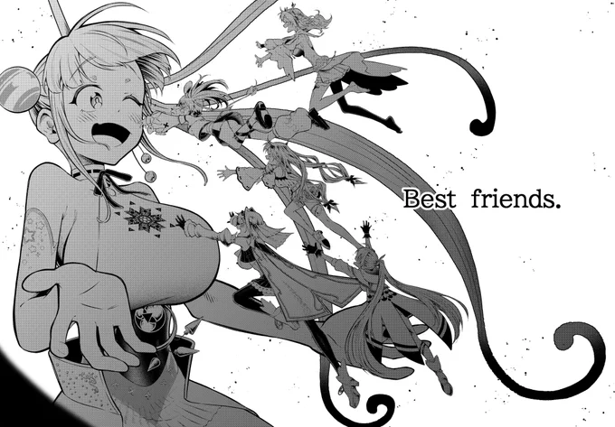 Best friends.

#galaxillust
#FineFaunart 
#kronillust 
#drawMEI 
#illustrayBAE
#IRySart 