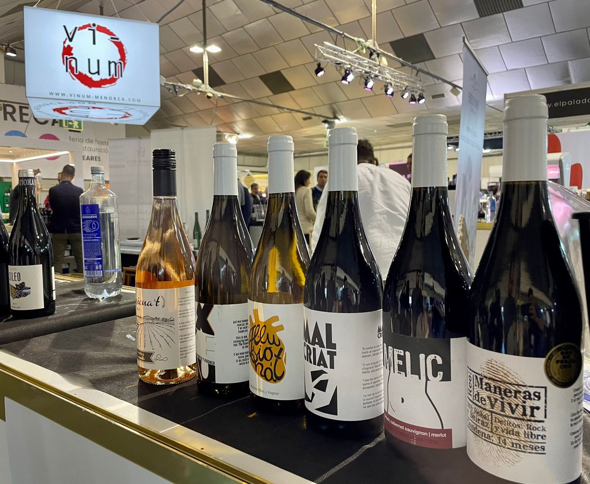 Cellercataruz's tweet photo. Nuestros vinos en #HorecaBaleares https://t.co/M4ba1xB1eQ