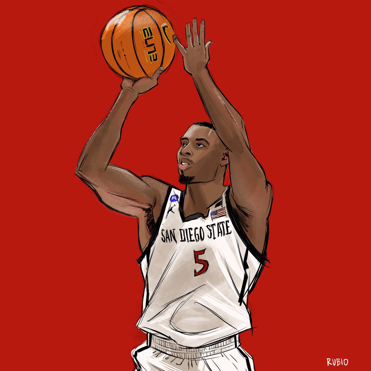 BUZZER BEATER
Here’s your drawing of #LamontButler!
That #FinalFour game was amazing!
#SanDiegoStateBasketball
So happy for #SanDiegoStateUniversity #SDSUAlumni and my beloved hometown of #SanDiego!
#Aztecs go on to the #NationalChampionship
#NCAAChampionship
GO AZTECS! 🟥⬛️🟥⬛️