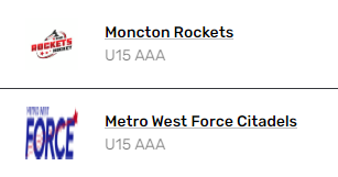 Game 12 (GOLD medal) -12pm

Team NB MONCTON ROCKETS
vs.
Team NS MWF CITADELS
