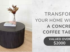compsau's tweet image. Win a luxury Concrete Coffee Table worth over $2000! with MB Concrete Design - competitions.com.au/win-a-luxury-c… #competitions