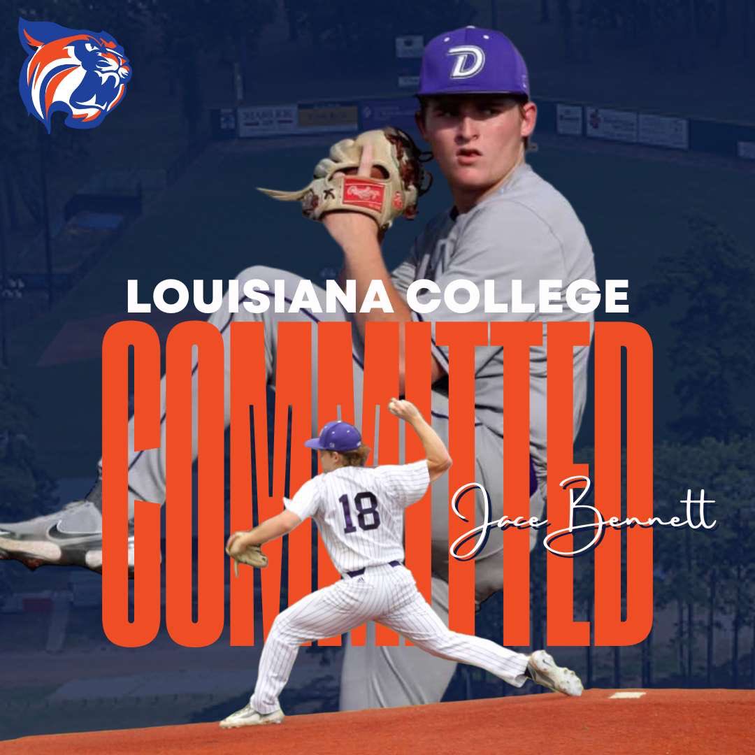 Jace Bennett (@jacebennett04) on Twitter photo Excited to announce my commitment to Louisiana college.I would like to thank my family,coaches, and teammates for all the support.
<a href="/LCU_bsb/">LCU Baseball</a> <a href="/DTHSbaseball/">Dutchtown Baseball</a> <a href="/impactsportsla/">Impactbaseballla</a> @PBR_Louisiana Excited to announce my commitment to Louisiana college.I would like to thank my family,coaches, and teammates for all the support.
<a href="/LCU_bsb/">LCU Baseball</a> <a href="/DTHSbaseball/">Dutchtown Baseball</a> <a href="/impactsportsla/">Impactbaseballla</a> @PBR_Louisiana