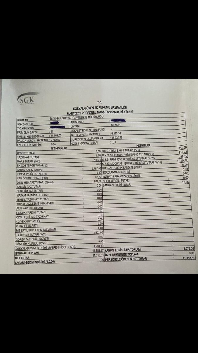 ayildirim1909's tweet photo. Sayın bakanım @vedatbilgn
Size bilerek ve kasıtlı şekilde yalan bilgi veriliyor.
Lütfen etrafınızdakileri gözden geçirin.
Aldığımız maaş 11.300 TL
Sizin bahsettiğiniz MEMURLAR hangi ülkedeki memurlar?
Yoksa biz mi memur DEĞİLİZ?
 
#SGKMemuru
#20binalmıyorMemur https://t.co/0OfGvCWv3F