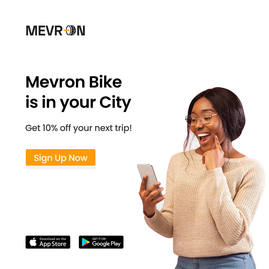 MevronRide's tweet photo. 🚗 Need a ride? 🚗 Get 10% off your next trip with Mevron! 🎉

To redeem your discount, simply enter the promo code MEVRON10 at checkout. This offer is valid for a limited time, so don't wait to take advantage of this great deal! #Mevron #RideSharing #ibadan https://t.co/Beq1mh6F2K