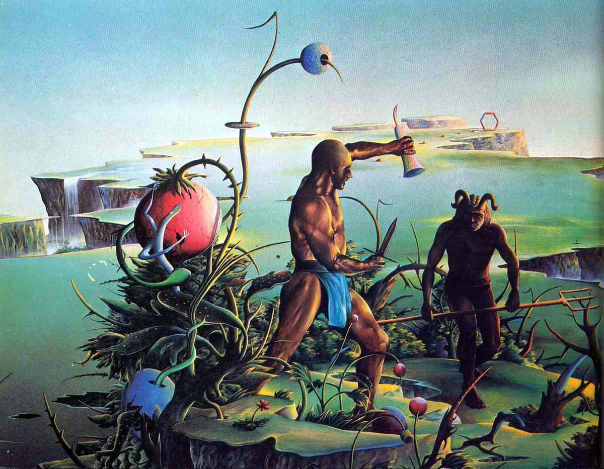 mavmaramis's tweet photo. Peter Goodfellow. Cover art for Philip José Farmer, The Maker of Universes, Sphere, 1973-75 editions. #PeterGoodfellow #PhilipJoséFarmer #art #illustration #70sscifiart @thatsgoodweb @afrocosmist @70sscifi @retroscifiart https://t.co/GaPAraAFnO