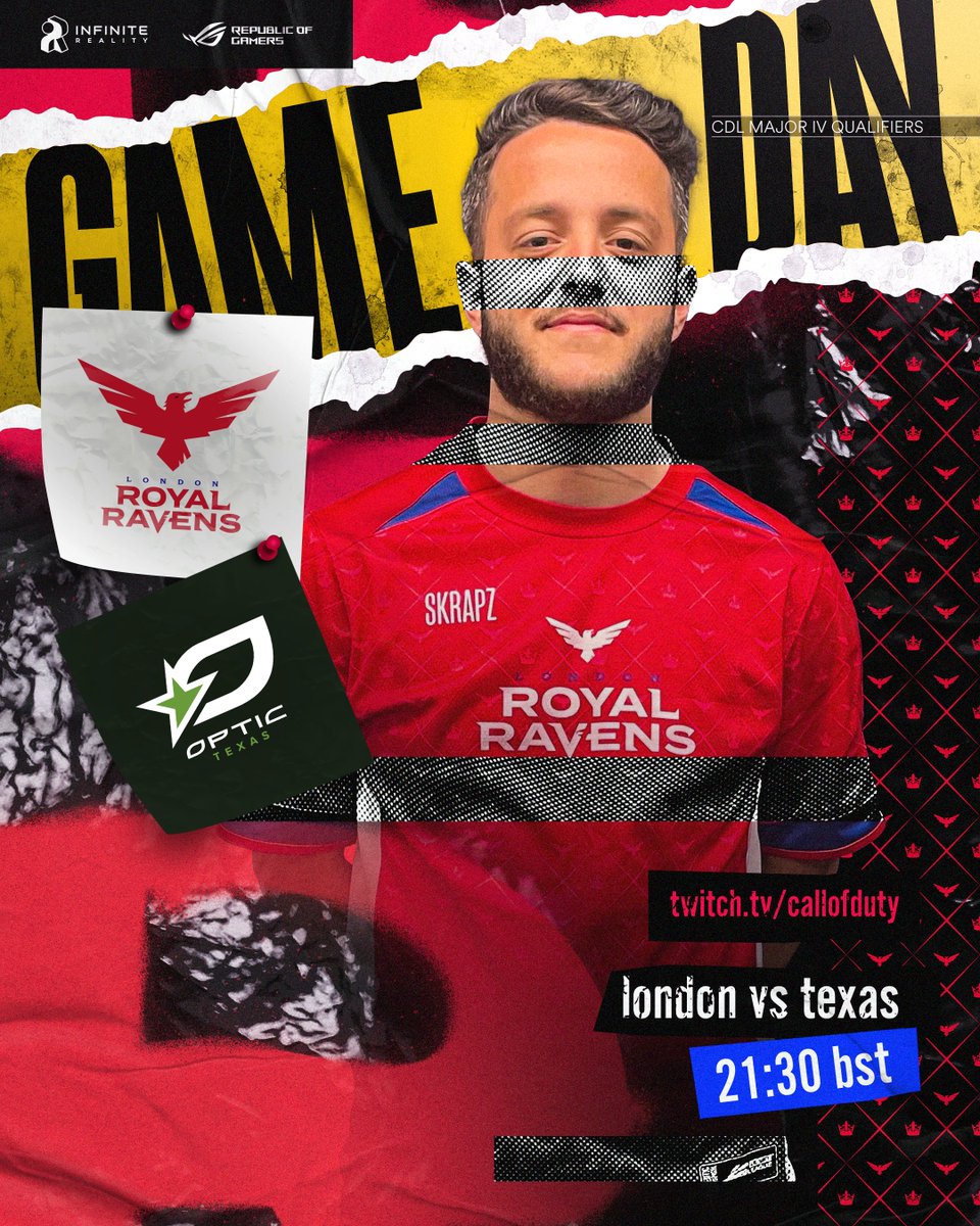 The challenges don't stop coming. Looking to right the wrongs from Friday and show what we can do.

Facing <a href="/OpTicTexas/">OpTic Texas</a> tonight at 9.30PM BST.

#6thRaven