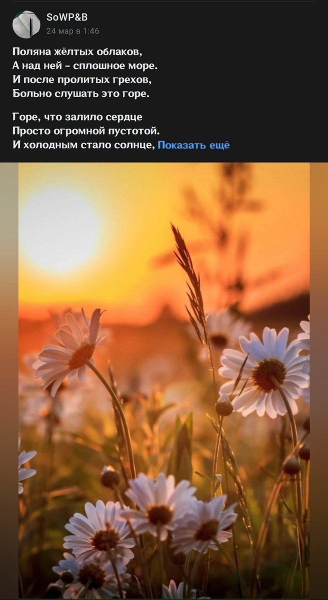 рт пожалуйста!!!

девочки мальчики тут такое дело мой любимый ведёт паблик с его восхитительными стихами, и он пока что очень маленький, и нам было бы очень приятно если бы вы подписались и оценили его работы 🥺
он совсем новичок но уже очень крутой!!!

vk.com/sowpb