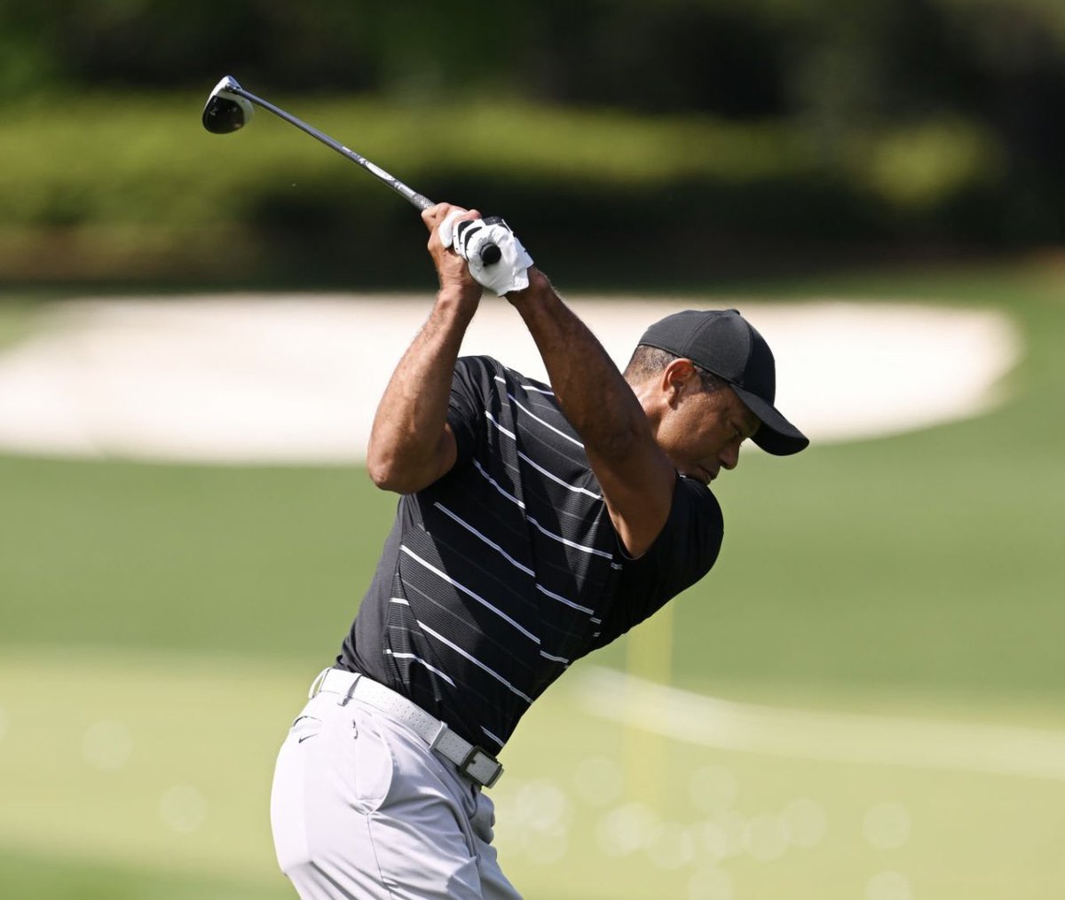 TWlegion's tweet photo. 🚨ON THE RANGE AT AUGUSTA — Tiger Woods begins preparations for pursuit of his 16th major championship ☢️ (📸: Getty Images) https://t.co/8hBNZyPGg5