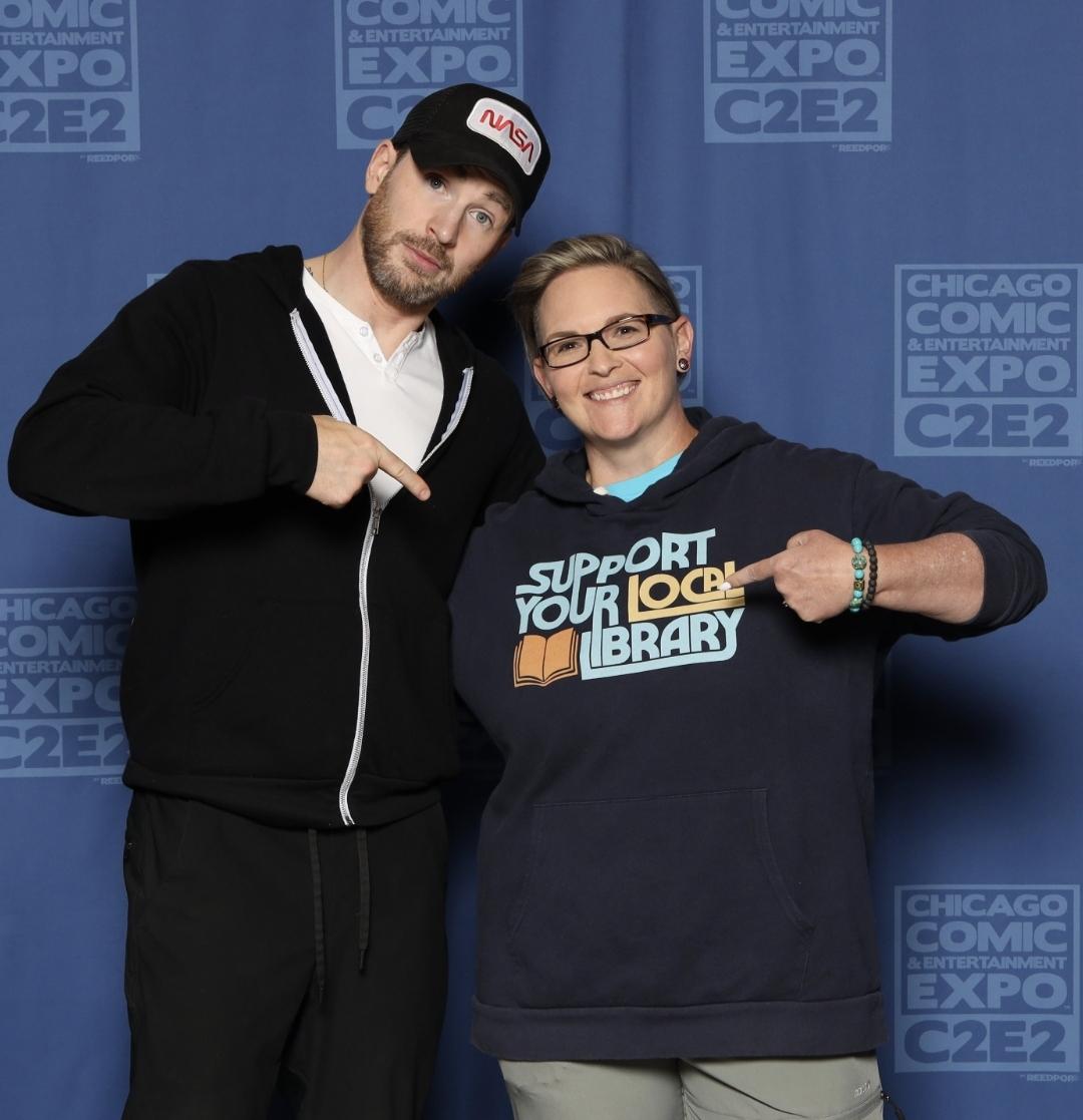 #supportyourlocallibrary with @ChrisEvans