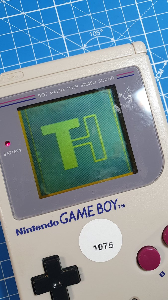 technikhobbyist's tweet photo. "Mal eben" ein Test Spiel gebaut mit dem ich in einem späteren Video einen Game Boy für die Reparatur teste.
#gameboy https://t.co/BBi0J45YvV