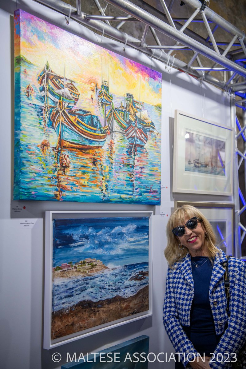 My painting 'Sunrise fishing boats ' was sold from the Orther of Malta National Art Exhibition St.John's Cavalier, Valletta
#art #artofilina #easter2023 #lovinmalta