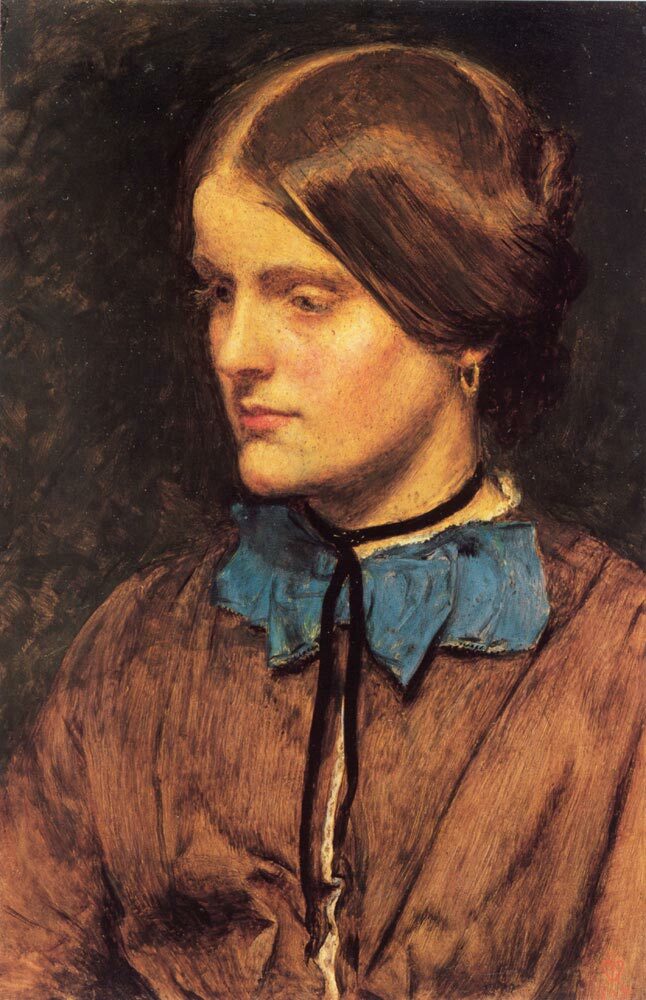 Annie Miller #millais #johneverettmillais wikiart.org/en/john-everet…