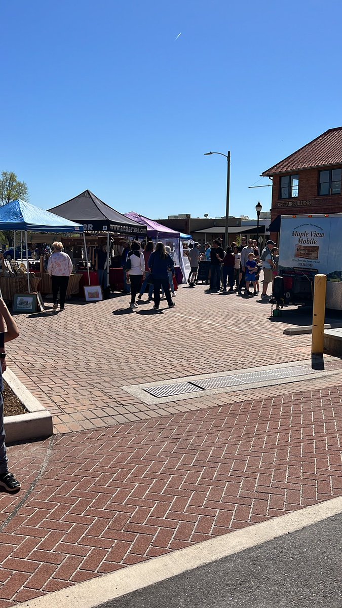 Beautiful day for First Sunday in Downtown Pittsboro!