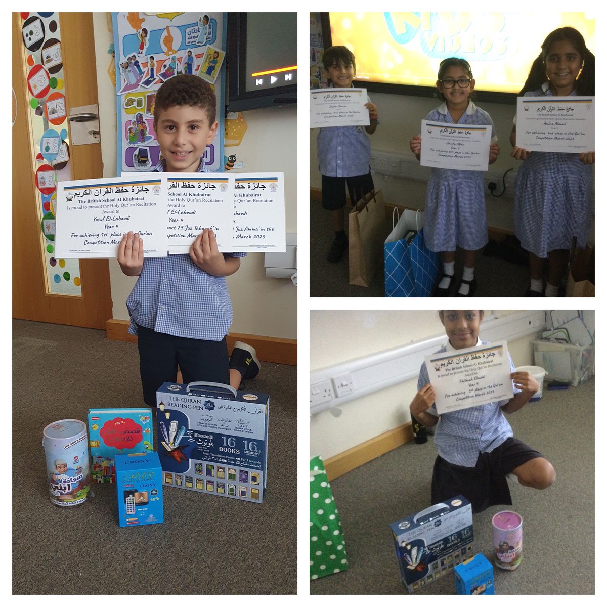 BSAK Islamic Studies (@bsakislam) on Twitter photo Here are some of our <a href="/BSAKyear4/">BSAK Year 4</a> and <a href="/BSAKyear3/">BSAK Year 3</a> Quran Competition winners! Thank you for all your efforts! ✨💫
#BSAK #BSAK_Quran_Competition
<a href="/BSAKyear4/">BSAK Year 4</a> <a href="/BSAKAbuDhabi/">BSAK Abu Dhabi</a> <a href="/BSAKyear3/">BSAK Year 3</a> Here are some of our <a href="/BSAKyear4/">BSAK Year 4</a> and <a href="/BSAKyear3/">BSAK Year 3</a> Quran Competition winners! Thank you for all your efforts! ✨💫
#BSAK #BSAK_Quran_Competition
<a href="/BSAKyear4/">BSAK Year 4</a> <a href="/BSAKAbuDhabi/">BSAK Abu Dhabi</a> <a href="/BSAKyear3/">BSAK Year 3</a>