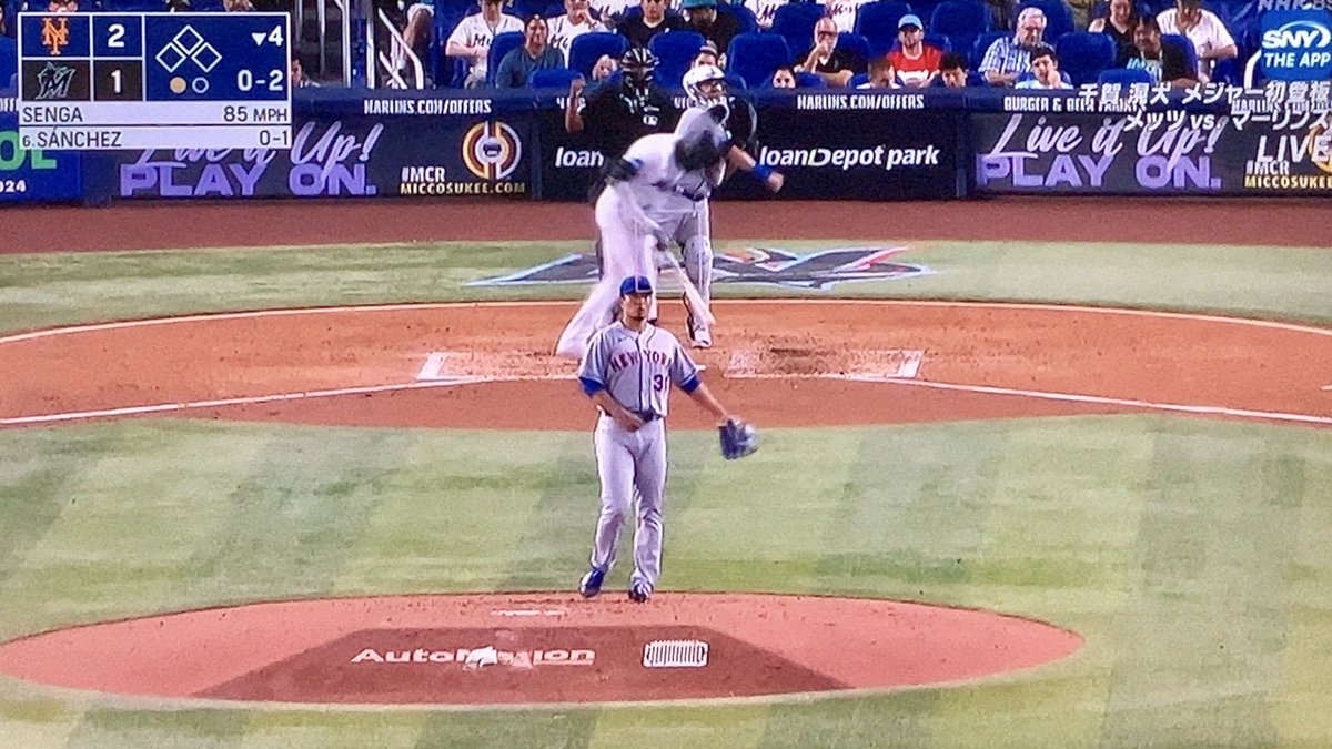 SKYLINE_E_ECR33's tweet image. #GhostFork❗️👻

頑張れ オバケ❗️←

📺🤣👍

#千賀滉大
#KodaiSenga 
#Mets
#MLB

#sbhawks