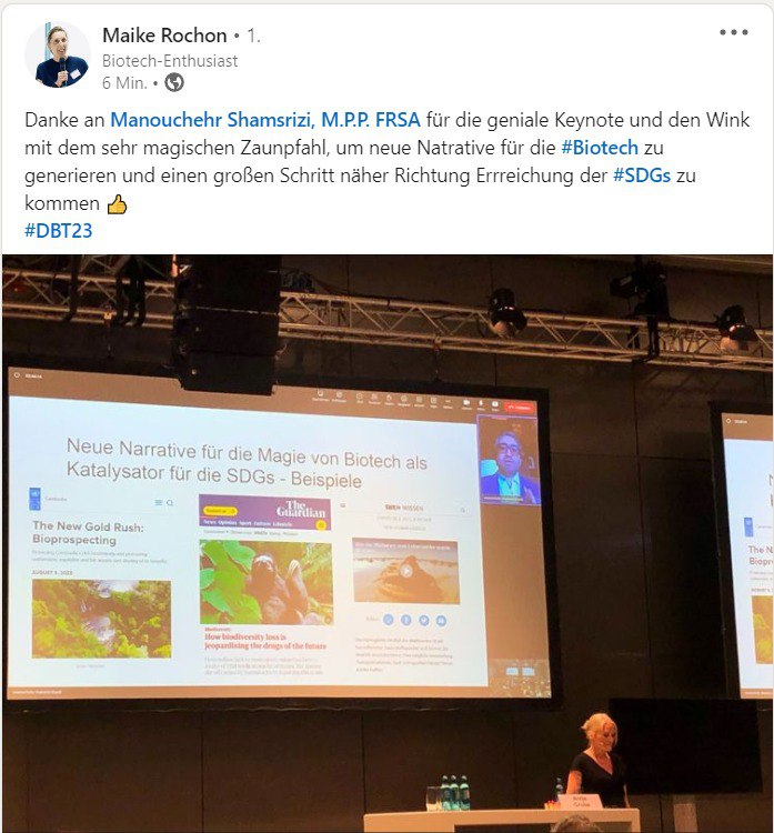 manouatwork's tweet photo. leading a working group on #technology for #artistsatrisk at @SalzburgGlobal's #SGSculture; co-opening @BIODeutschland's #DBT23 with a keynote on why the #SDGs need #biotchnology; jury-meeting for @koerberstiftung's #ZUGABE-award; celebrating #RoyalVisitGermany with @UKinGermany https://t.co/2Kh7QSt2EK