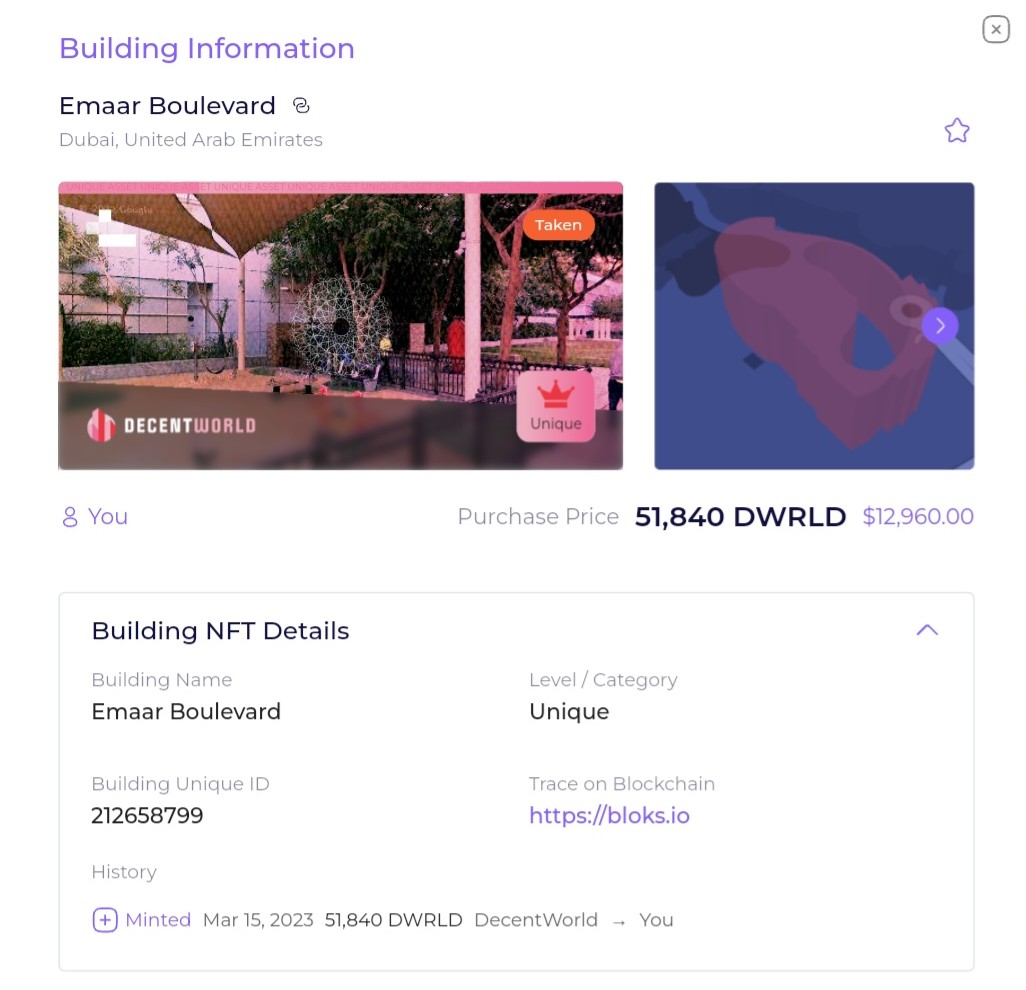 Grimi_Crypto's tweet photo. What's going on at @DecentWorldCom?
I have to boast because some time ago I bought my first #Unique #NFT building 🤩
But this is not just any building 🤔
This is the 2nd closest building next to Decent #Chalifa https://t.co/R53wAkkakY