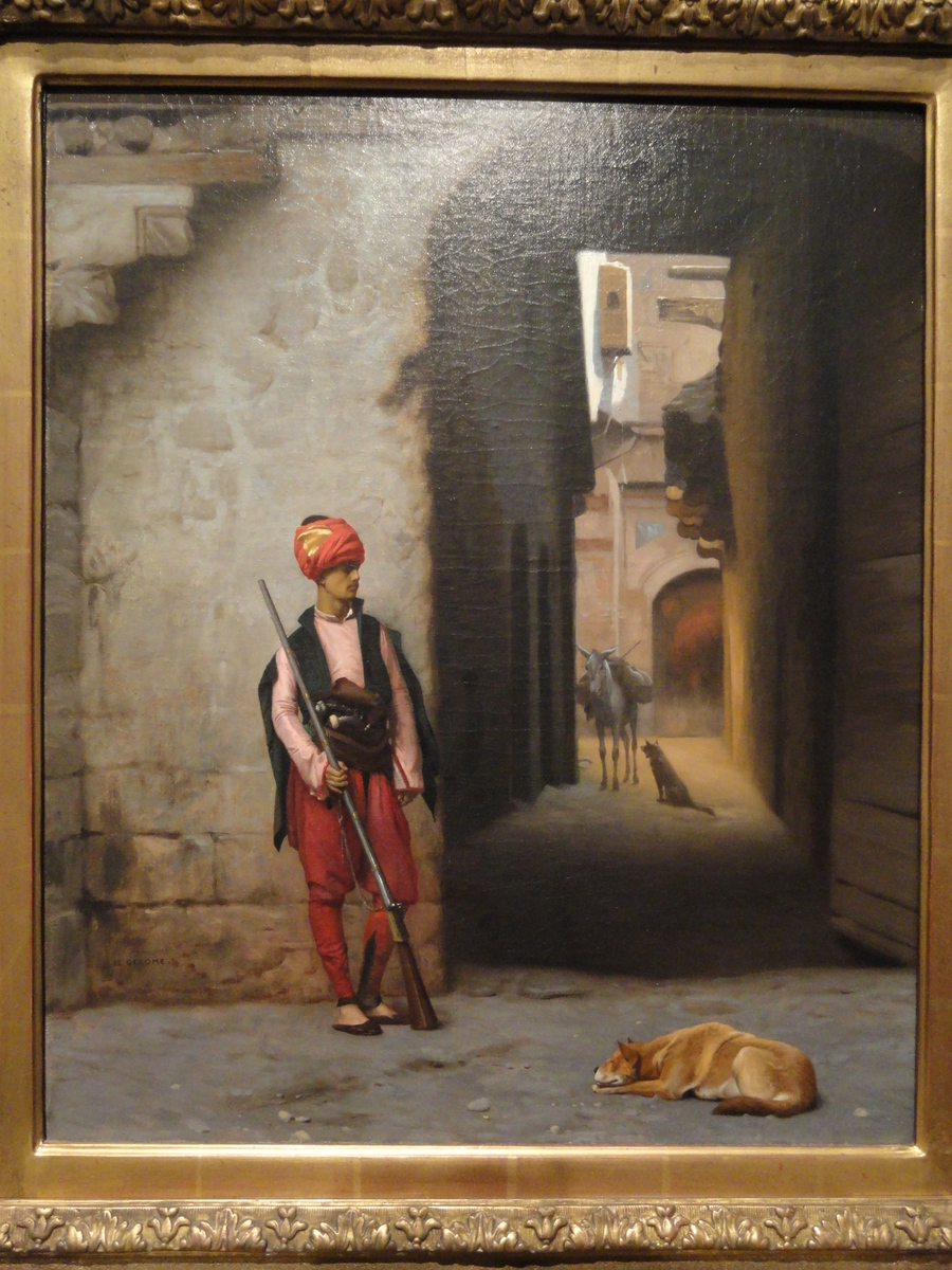 The Guard #gerome #orientalism wikiart.org/en/jean-leon-g…