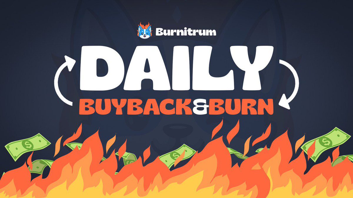 BurnitrumCoin's tweet photo. DAY 7 🗓

We just completed another daily buyback &amp; burn👇🏻

🔥 $BRB burned: 1,237,401 ($143.95)
💥 4.29% of total supply burned

✔️ Burn tx: https://t.co/lgglnGSCga

First week of buybacks &amp; burns is behind us ✅

BURRRRRN IT 🔥🔥🔥🔥 https://t.co/IX8lca3Spq