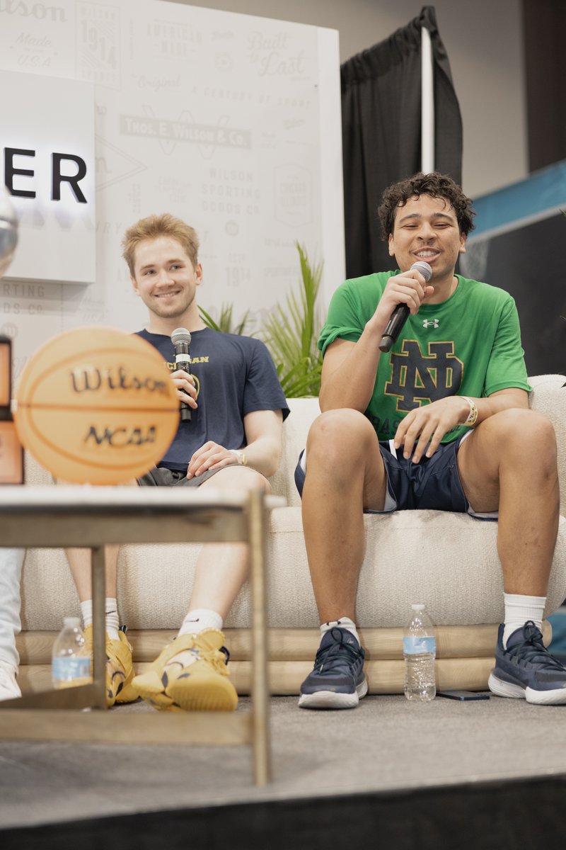 Manager Games (@managergames_) on Twitter photo Yesterday after the games, <a href="/WilsonBasktball/">Wilson Basketball</a> hosted a great Manager Games Panel, featuring Devon Wisniewski from Michigan and Bill Courtney from Notre Dame.
Huge thank you to Wilson for giving these guys a chance to share their stories! Yesterday after the games, <a href="/WilsonBasktball/">Wilson Basketball</a> hosted a great Manager Games Panel, featuring Devon Wisniewski from Michigan and Bill Courtney from Notre Dame.
Huge thank you to Wilson for giving these guys a chance to share their stories!