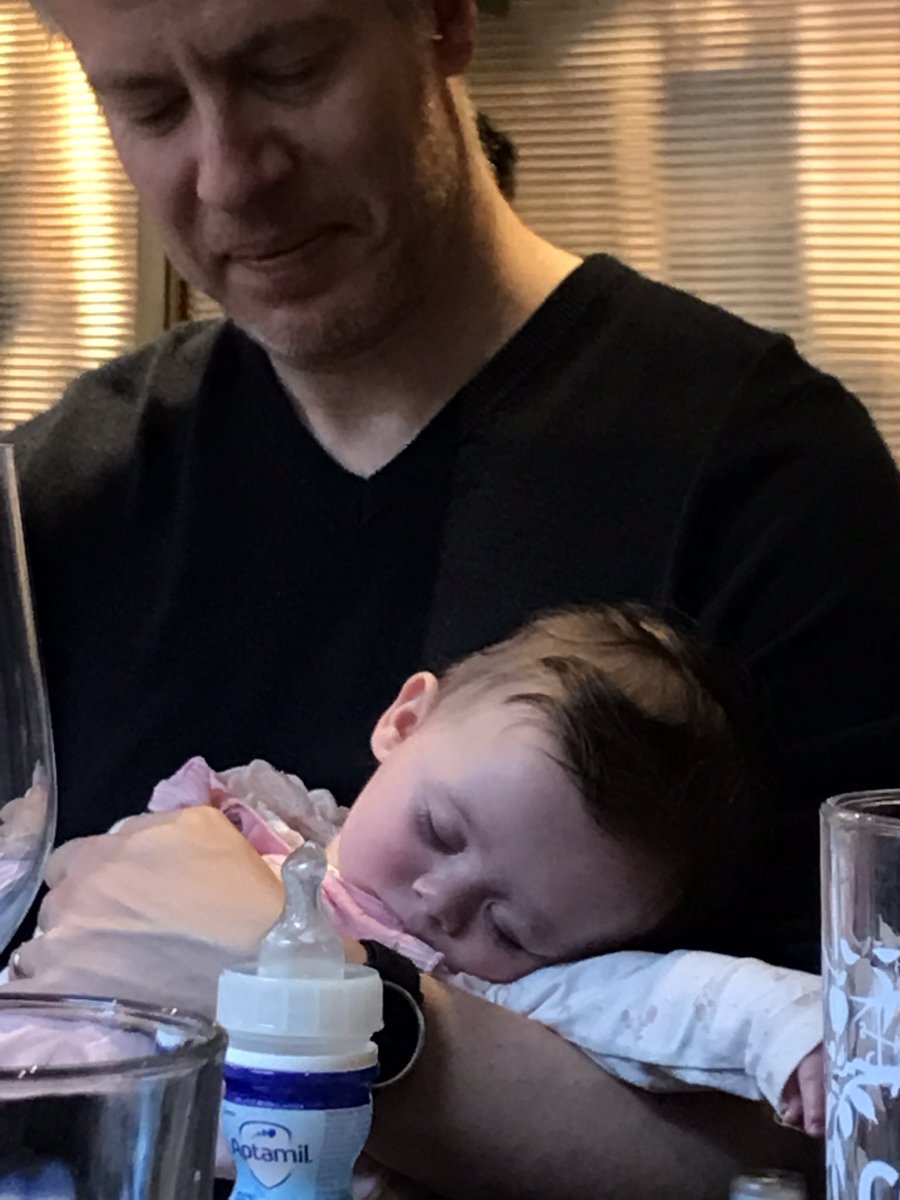 fieldmousebooks's tweet photo. Sleepy Isabella with her Daddy 💕 Love my niece and brother so very much xx https://t.co/QNHQObHWiU