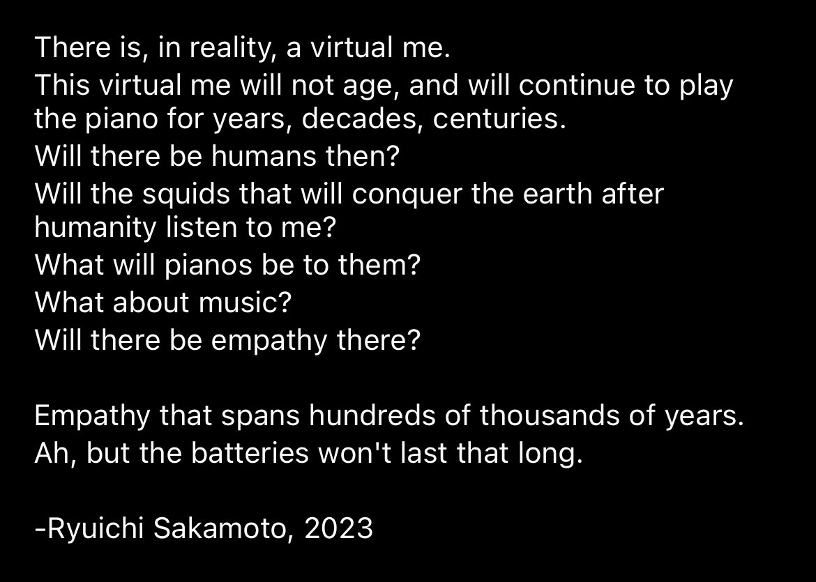 Ryuichi Sakamoto 1952-♾