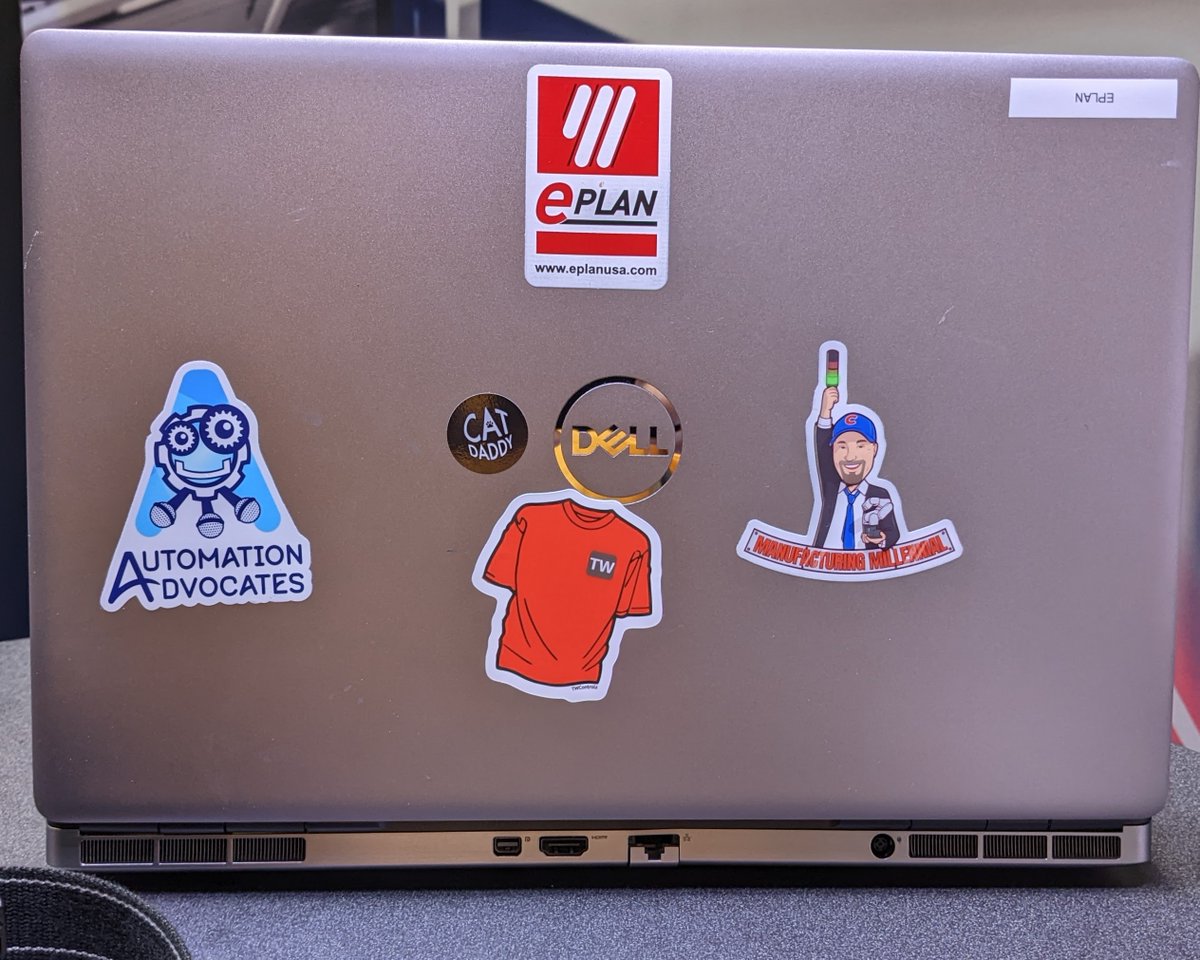 TimWilborne's tweet image. Spotted by Josh Benoit at @EPLAN_global!
Where will TW be spotted next?  twcontrols.com/spotted

#twcontrols #manufacturing #plcprogramming #plctraining