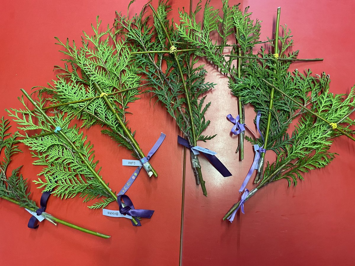 The Y4 children created these beautiful palms to celebrate their Palm Sunday Do This In Memory mass. @derrydiocese @CappaghParish