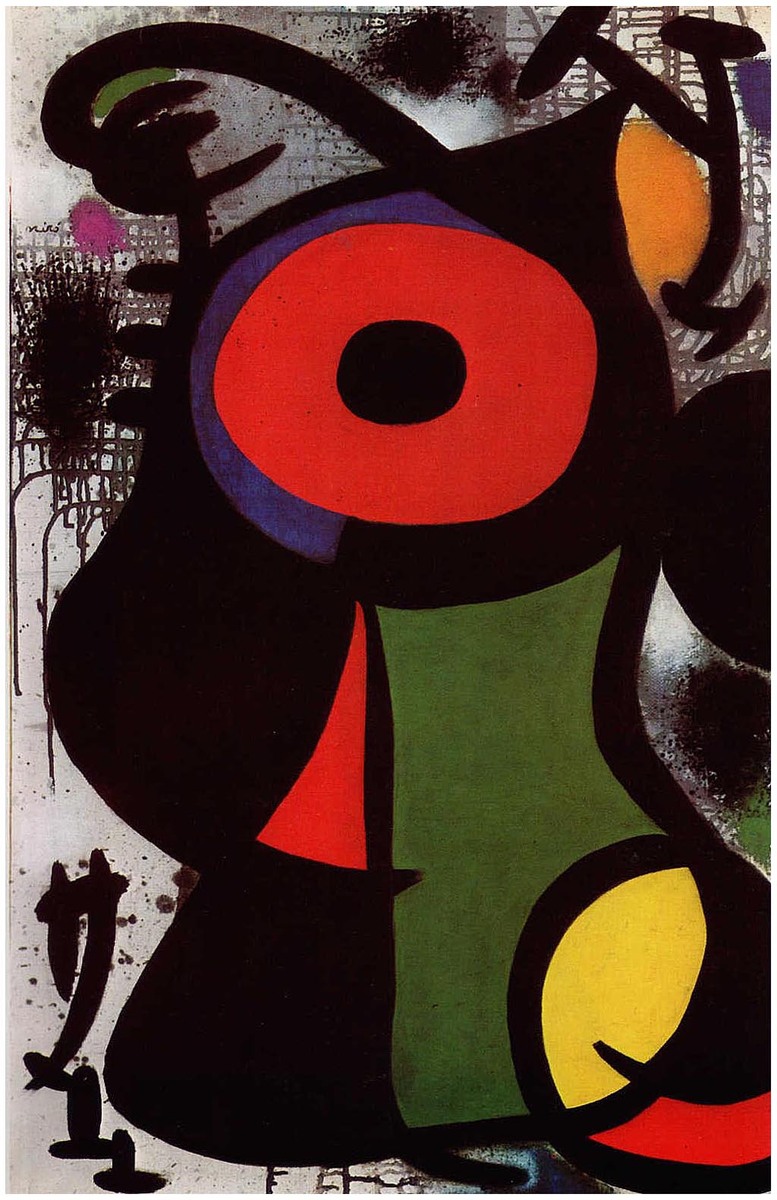 Fascinating Personage, 1968 #joanmiro #miro wikiart.org/en/joan-miro/f…