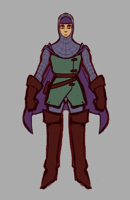 It's a lazy Sunday so I'll share some doodles conceptualizing some original characters. I need to actually make comics about them all. 
