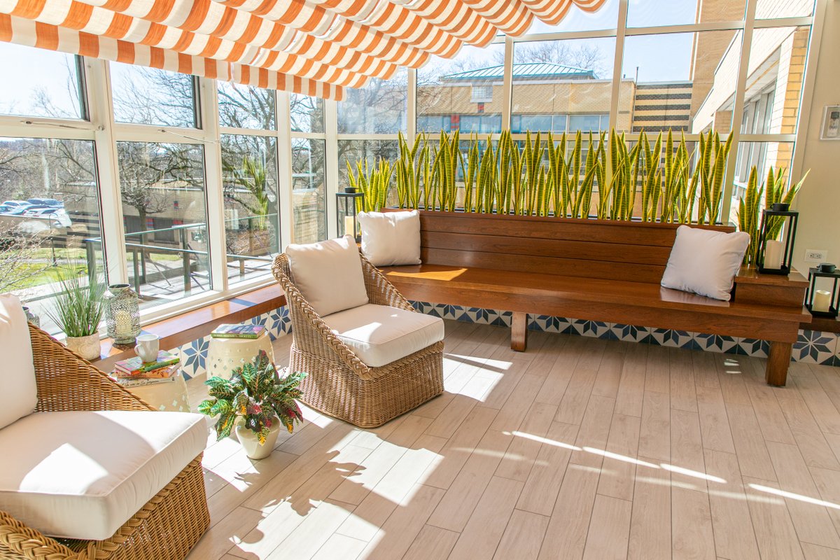 MJHS01's tweet photo. Our heartfelt thanks to the #MirandaFamilyFund for generously funding  the renovation of this beautiful sunroom at Isabella Center in honor of their dear abuela, Edmunda Claudio. What a wonderful way to celebrate her life and enhance the lives of our residents. #planttherapy https://t.co/iVlLSKGO7l