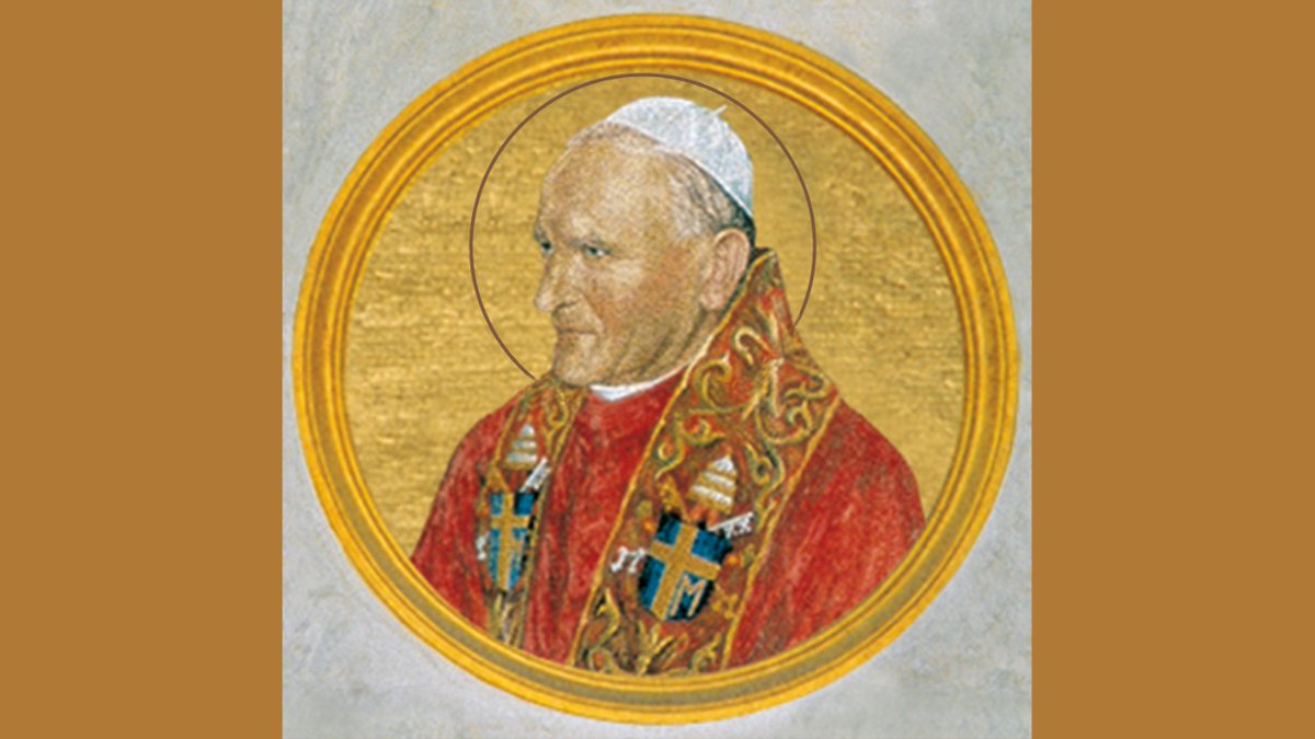 VaticanNews's tweet photo. Today is the anniversary of the death of Pope St John Paul II.

St John Paul II, pray for us! https://t.co/N4lwywlmsU