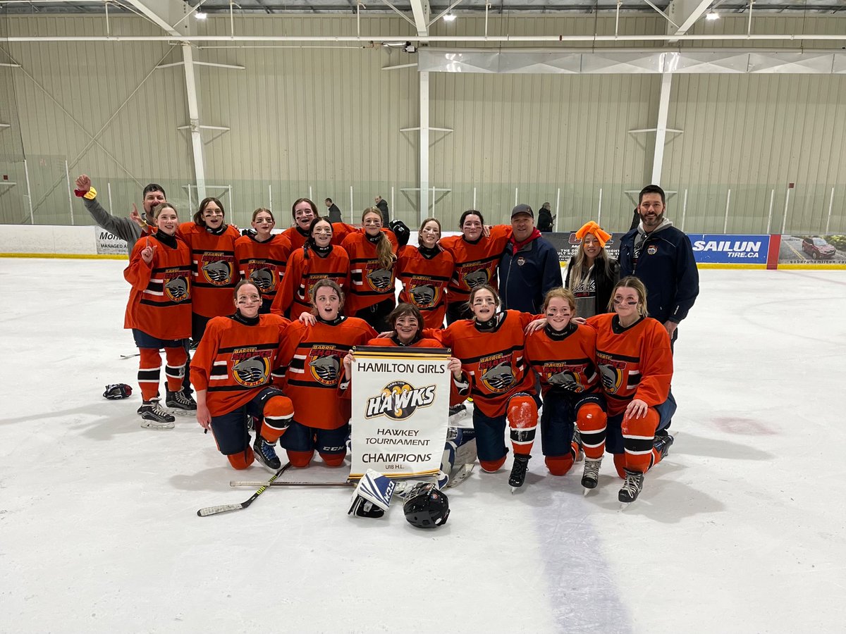 themcroys's tweet photo. Congrats to the Barrie Sharks U15 Greens and U18 Orange teams for both taking home the Gold at the Hamilton Hawkey Tournament this weekend.  A great way to end a terrific season for these hard working teams!
@BarrieSharks https://t.co/HGmcEeHMgh