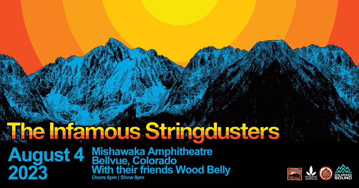 JUST ANNOUNCED <a href="/stringdusters/">The Stringdusters</a> w/ <a href="/WoodBellyMusic/">Wood Belly</a>: Presented by Americana Vibes on August 4th

Tickets on sale Thursday, April 6th at 10am

Tickets &amp; Info ➞ bit.ly/TheStringduste…