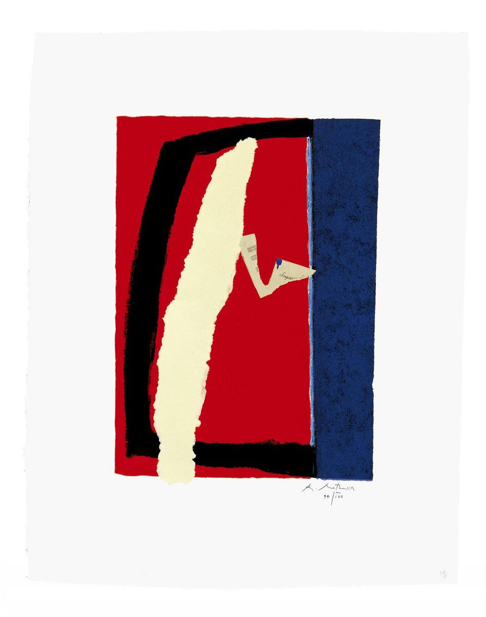 Robert Motherwell, Game of Chance, 1987 #museumarchive #robertmotherwell tate.org.uk/art/artworks/m…