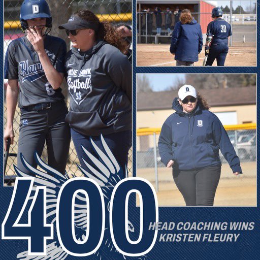 dsubluehawks's tweet photo. Congratulations to @coachKhawks on her 400th career victory as the Head Coach at Dickinson State!
#hawksareup https://t.co/kxppeAJqSK