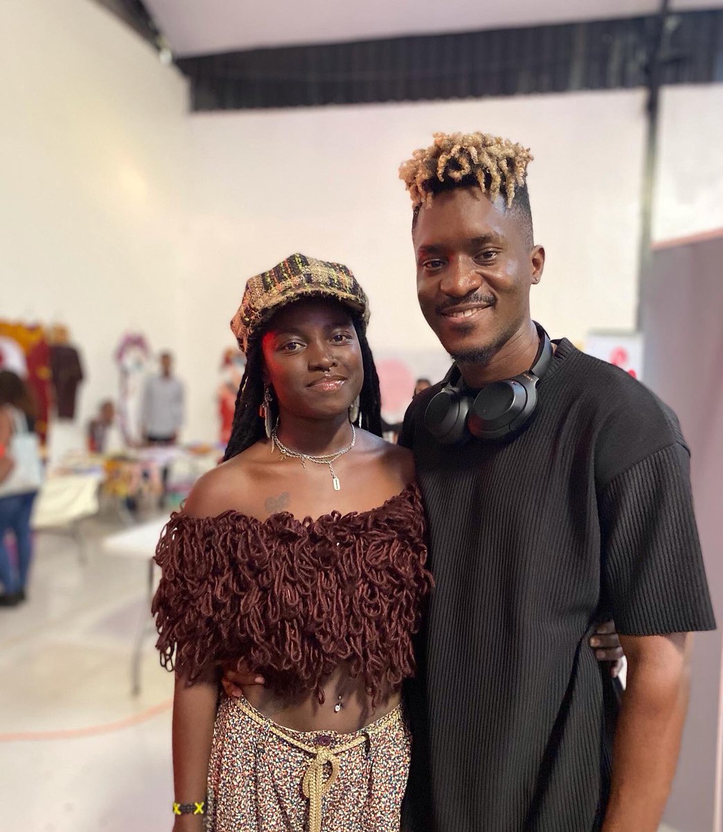 TheFwildVirgin's tweet photo. Day 2 at film 🎞 n makeup🖌exhibition, I Met Uncle @IamApass 🤗🥰 https://t.co/WRtV44oSaB
