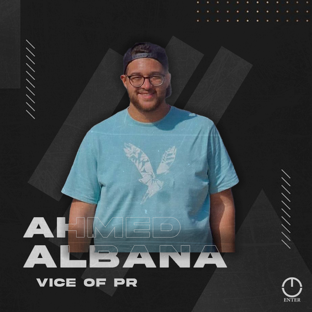 enterteam03's tweet photo. let's welcome the Vice Head of the PR Committee
AHMED ALBANA
You are on your way to doing some great things indeed
Congratulations and best of luck ❤️
#ENTER
#ENTER_TEAM
#VICES_IN_BLACK https://t.co/UVOYbAVJqE
