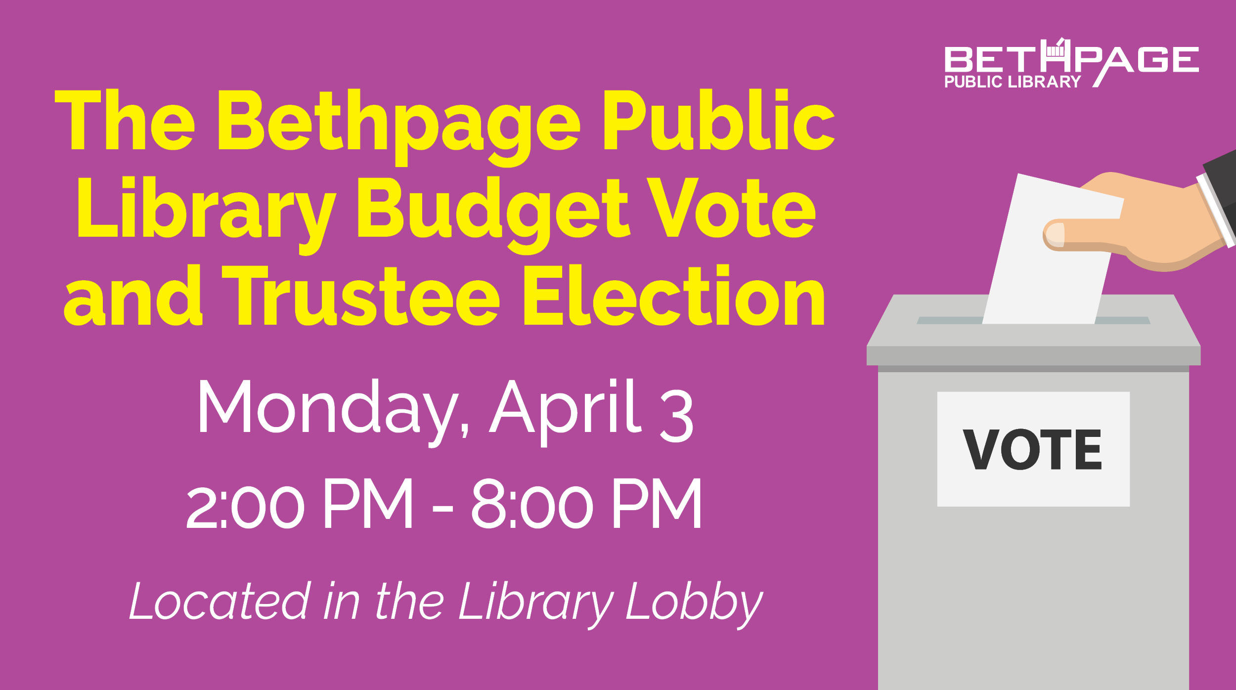 Bethpage Public Library (bethpagelibrary) / Twitter