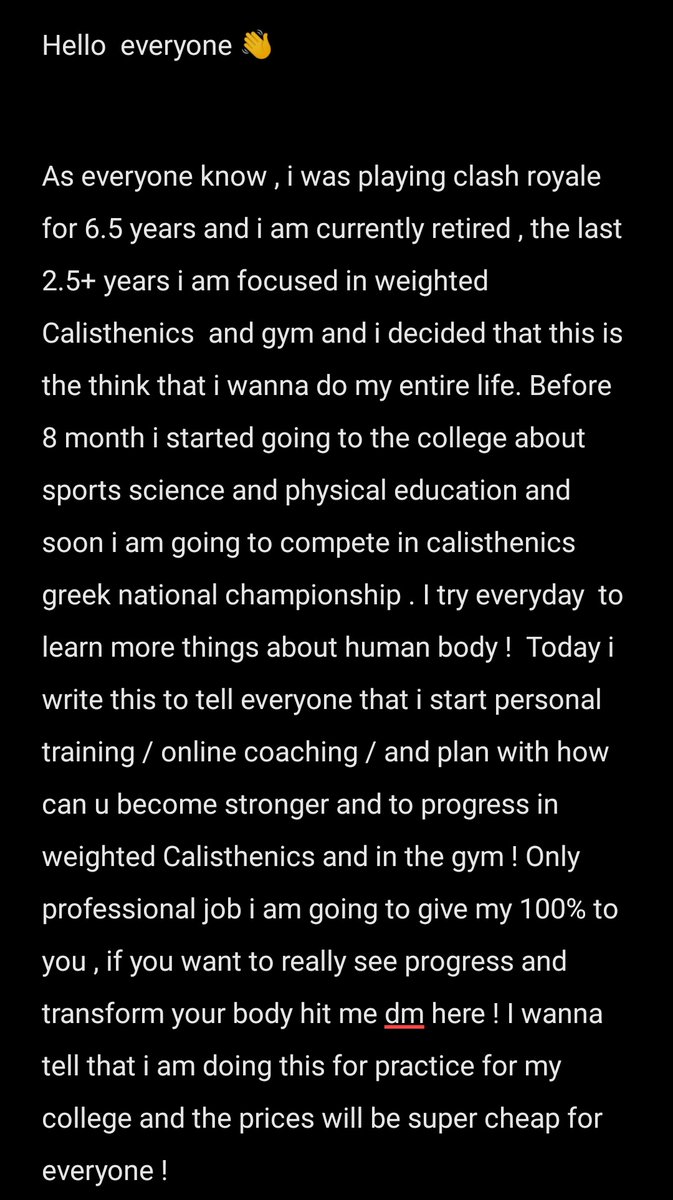 Help me in my new beginning 🏋️

Rts appreciated🙏