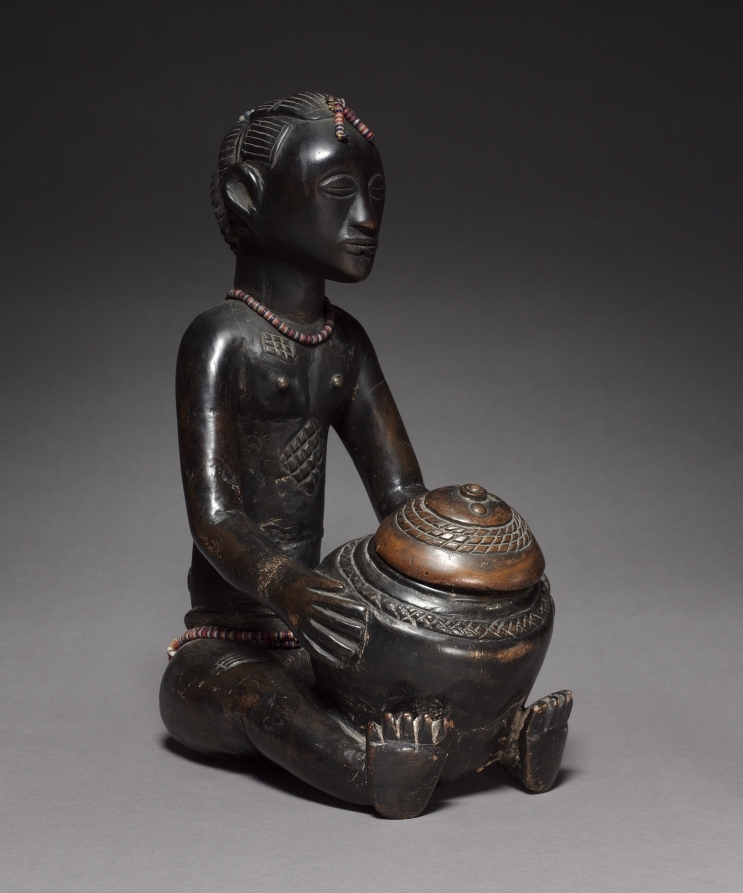 Female Bowl-Bearing Figure, late 1800s-early 1900s #clevelandartmuseum #africanart clevelandart.org/art/2010.454