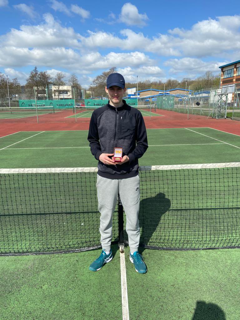 Huge congratulations to Finn Logue who won the Birchwood Mens Open Grade 3..🎾💪👏🏆xx