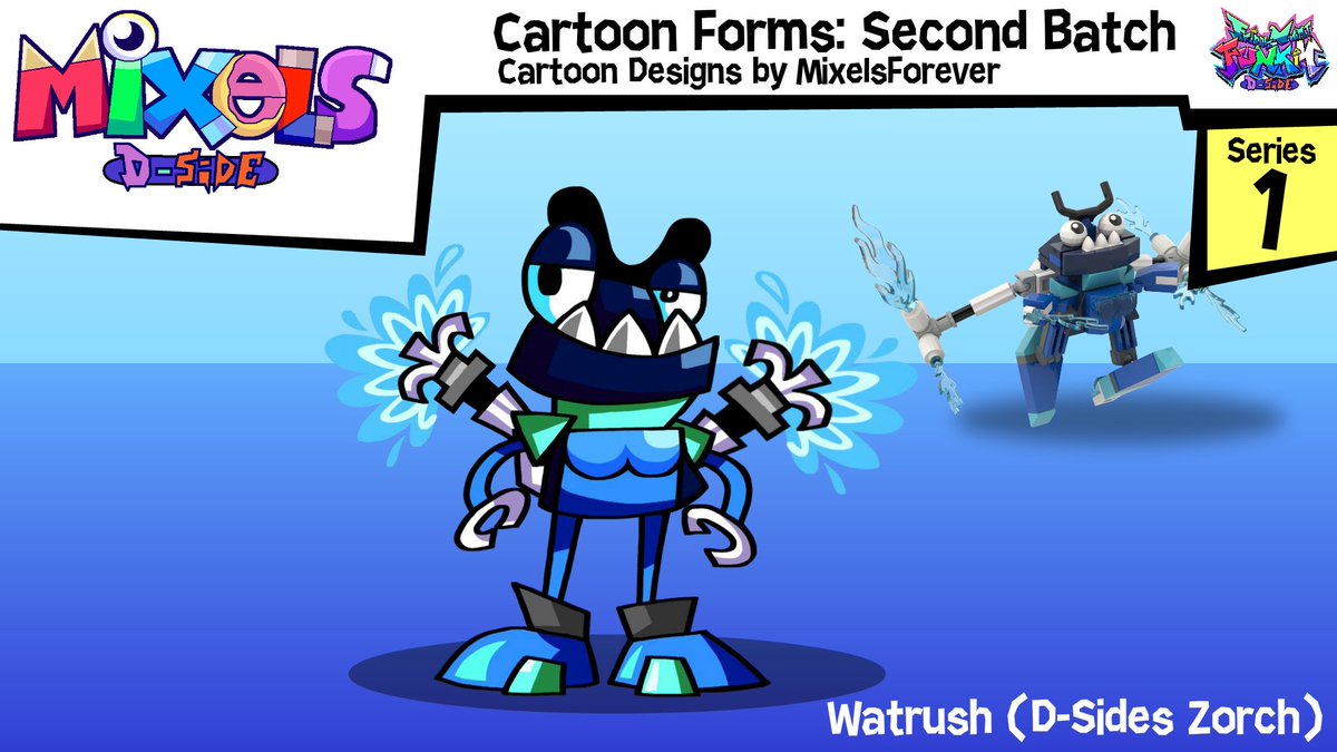 AnimatesSizzle's tweet photo. "Oops! More Cartoons... Of Us!"
The second batch of Cartoon Forms of D-Sides Series 1 with Design Fixes is here!
Cartoon Designs by MixelsForever
#mixels #mixelsdsides #dsides #fnfdsides https://t.co/FfLqrbcVEK