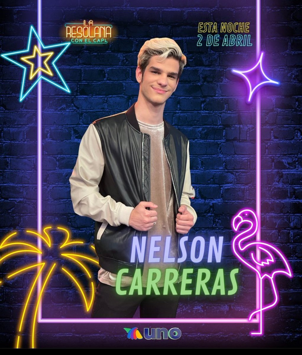 ShowMxico2's tweet photo. TELEVISIÓN 📺
El ex-academico @SoyNelsonC llega esta noche a @LaResolana, no se lo pierdan a las 11:30 PM por @AztecaUNO.
#Television #Azteca #MasQueShow https://t.co/N6juSEnf4k