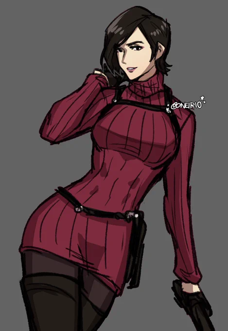 resident evil sketches in between overwatch games~ 