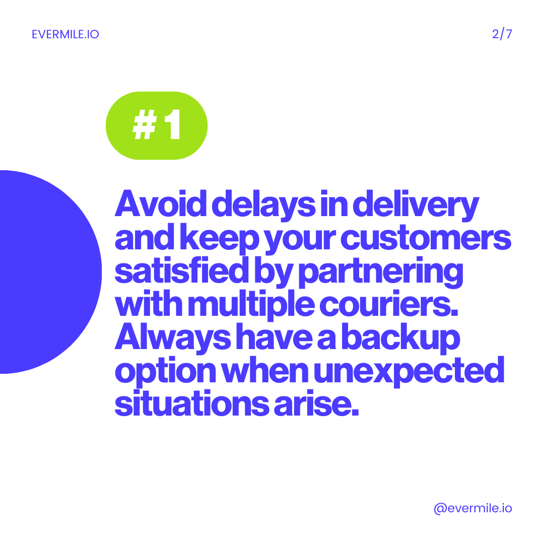 evermileio's tweet photo. Delivery resilience for small businesses is crucial, especially in times of courier strikes and high demand. Here are 4 tips on how to increase delivery resilience 👇 https://t.co/kuaHSHipJ9